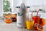 Ariete Breakfast Narenciye Sıkacağı Beyaz 0417/01-2 Çıkarılabilir Koni, 40 Watt, Damlatmayı Önleyici Ağız