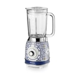 Ariete Capri Cam Smoothie Blender 0583/0C - 1000 Watt, 1,5 Litre Kapasiteli Cam Sürahi, Buz Kırma Fonksiyonu, 4 Paslanmaz Çelik Bıçak, Ani Parçalama Fonksiyonu