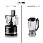 Ariete Gourmet Pro Moderna Mutfak Robotu Siyah 1782/02