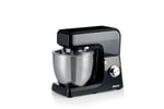 Ariete Gourmet Professional Mutfak Şefi Siyah 1598/02-7 Litre Geniş Hazne, Gurme Profesyonel Stand Mikser, Planet Yoğurma Makinesi, 1200 Watt, 6 Hız, Darbe Fonksiyonu, Sıçrama Önleyici Kapak