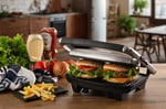 Ariete Izgara ve Tost Makinesi 1911/10 - Grill Toast Machine, 1000 Watt, Yapışmaz Çizgili Plaka