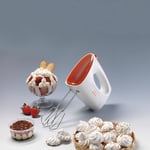 Ariete Mixy El Mikseri 1541/00 - Çırpma Teli, 250 Watt, Hamur Yoğurma, 5 kademeli Hız Ayarı, 2 Çırpıcı ve 2 Yoğurma Kancası