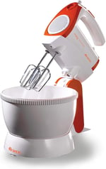 Ariete Mixy Professional Stand El Mikseri 1565/11 - 300 Watt, Döner Kaseli Pratik El Mikseri, 2,4 Litre Kase Hacmi, 2 Çırpıcı ve 2 Yoğurma Kancası