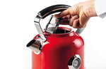 Ariete Moderna Su Isıtıcı Kırmızı 2854/00 - Modern Kettle 1,7 Lt, 2000 Watt, Paslanmaz Çelik Gövde, Su Sıcaklığını Gösteren Termometre, 360° Kablosuz Taban