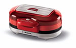 Ariete Party Time Hamburger Makinesi Kırmızı 0205/00 - Hamburger Maker, 1200 Watt, Çift Yapışmaz Plakalar, Aynı Anda Üst Plakada 2 Sandviç Ekmeği Isıtma, Alt Plakada Köfte Pişirme Özelliği
