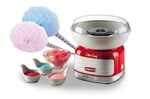 Ariete Party Time Pamuk Şeker Yapma Makinesi Kırmızı 2973/00 - Cotton Candy Machine, 450 Watt, Toz Şeker veya Sert Şekerlerle Uyumlu, 4 Koni ile Pratik Kullanım, Kolay Temizleme