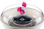 Ariete Party Time Pamuk Şeker Yapma Makinesi Kırmızı 2973/00 - Cotton Candy Machine, 450 Watt, Toz Şeker veya Sert Şekerlerle Uyumlu, 4 Koni ile Pratik Kullanım, Kolay Temizleme