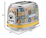Ariete Positano Ekmek Kızartma Makinesi 2 Dilim 0155/1P - 810 Watt, Metal Gövde, 2 Dilim Kapasite, Buz Çözme, Isıtma, 6 Kızartma Ayarı, Kolay Temizlik, Çıkarılabilir Kırıntı Tepsisi