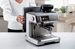 Ariete Profesyonel Dijital Espresso Makinesi 1312/10 - Espresso Coffee Machine, 1600 Watt, 15 Bar Basınç, Paslanmaz Çelik Gövde, Entegre Kahve Değirmeni, TFT Dijital Ekran, Maxi Cappuccino Cihazı