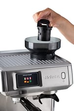 Ariete Profesyonel Dijital Espresso Makinesi 1312/10 - Espresso Coffee Machine, 1600 Watt, 15 Bar Basınç, Paslanmaz Çelik Gövde, Entegre Kahve Değirmeni, TFT Dijital Ekran, Maxi Cappuccino Cihazı