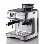 Ariete Profesyonel Dijital Espresso Makinesi 1312/10 - Espresso Coffee Machine, 1600 Watt, 15 Bar Basınç, Paslanmaz Çelik Gövde, Entegre Kahve Değirmeni, TFT Dijital Ekran, Maxi Cappuccino Cihazı