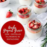 Ariete Yogurella Süzme Yoğurt Makinesi 0621/10 - Pane Express, 20 Watt, 1 Litre Yoğurt Kapasitesi, Süzme Yoğurt için Ekstra Filtreli Sepet, 2 Kap