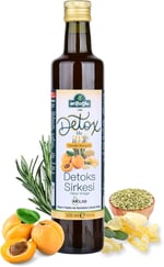 Arifoğlu Detoks Sirkesi Kayısı Pulplu ve Sandaloz Sakızlı Sirke 500ml – İçilebilir | Detox Vinegar with Apricot Pulp and Sandalwood Gum 500ml – Drinkable