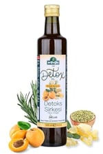 Arifoğlu Detoks Sirkesi Kayısı Pulplu ve Sandaloz Sakızlı Sirke 500ml – İçilebilir | Detox Vinegar with Apricot Pulp and Sandalwood Gum 500ml – Drinkable