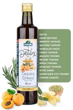 Arifoğlu Detoks Sirkesi Kayısı Pulplu ve Sandaloz Sakızlı Sirke 500ml – İçilebilir | Detox Vinegar with Apricot Pulp and Sandalwood Gum 500ml – Drinkable