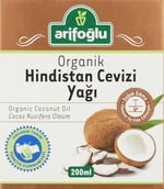 Arifoğlu Organik Hindistan Cevizi Yağı (200 ml) - Seçenekler: 50 ml, 200 ml