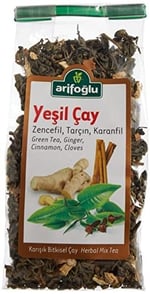Arifoğlu Yeşil Çay Zencefil Tarçın Karanfil 165 Gr