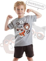 Arkadaşlar Erkek Çocuk T-shirt Şort Takım