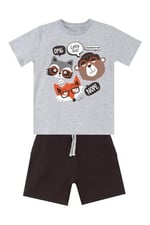 Arkadaşlar Erkek Çocuk T-shirt Şort Takım