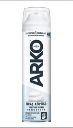 Arko Men Tıraş Köpüğü Sensitive, 200 ml - Seçenekler: 200 ml, 300 ml
