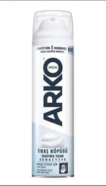 Arko Men Tıraş Köpüğü Sensitive, 200 ml - Seçenekler: 200 ml, 300 ml