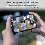 Arlo Essential İç Mekan Kamerası - Gizlilik Kalkanlı 1080p Video, Takılabilir, Gece Görüşü, 2 Yönlü Ses, Siren, Doğrudan WiFi Hub Gerekmez, Kablosuz Güvenlik, Beyaz - VMC2040
