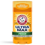 ARM & HAMMER ULTRA MAX Deodorant - Taze - Katı Geniş Çubuk - 2.6oz