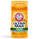 ARM & HAMMER ULTRA MAX Deodorant - Taze - Katı Geniş Çubuk - 2.6oz