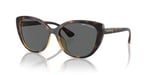 Armani Exchange A|X Kadın Ax4111su Evrensel Fit Kedi Gözü Güneş Gözlüğü, Parlak Havana/Koyu Gri, 54 mm