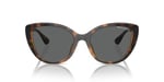 Armani Exchange A|X Kadın Ax4111su Evrensel Fit Kedi Gözü Güneş Gözlüğü, Parlak Havana/Koyu Gri, 54 mm