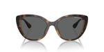 Armani Exchange A|X Kadın Ax4111su Evrensel Fit Kedi Gözü Güneş Gözlüğü, Parlak Havana/Koyu Gri, 54 mm