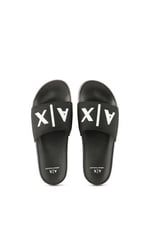 Armani Exchange Erkek Mykonos, Kint Band, Big Logo Slide Sandalet