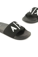 Armani Exchange Erkek Mykonos, Kint Band, Big Logo Slide Sandalet