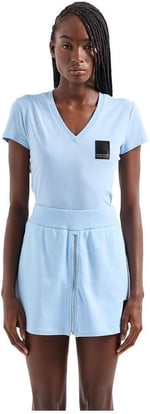 Armani Exchange Milano Baskı Pamuk Jersey Şort Pantolon Kadın
