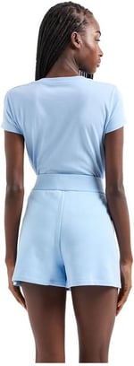 Armani Exchange Milano Baskı Pamuk Jersey Şort Pantolon Kadın