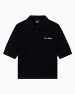 Armani Exchange Pamuklu Relaxed Fit Kısa Kollu Polo Bayan POLO XW000887 AF10819 MC021