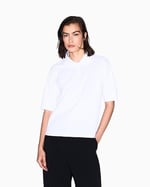 Armani Exchange Pamuklu Relaxed Fit Kısa Kollu Polo Bayan POLO XW000887 AF10819 U0002