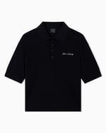 Armani Exchange Pamuklu Relaxed Fit Kısa Kollu Polo Bayan POLO XW000887 AF10819 MC021