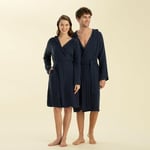 Armin Unisex Bornoz Marin Mavi