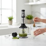 arnica GH21592 Diva Trend El Blender Seti, 1200W, 1.2 L Hazne, Paslanmaz Çelik Bıçak, Gümüş