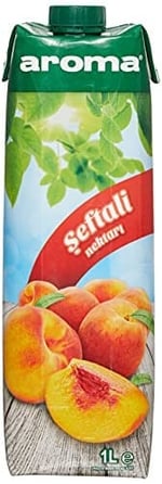 Aroma 1/1 Tetra Prizma Şeftali Nektarı, 1 Lt