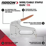 Arrow T25 10-14mm Profesyonel Mekanik Kablo Zımba Tabancası Ve 1000 Adet Zımba