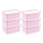 Arsimo 6'lı Süzgeçli Fresh Saklama Kabı Seti 1.6 Lt Plastik Saklama Set 6 Adet