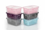 Arsimo 6'lı Süzgeçli Fresh Saklama Kabı Seti 1.6 Lt Plastik Saklama Set 6 Adet