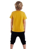 Arslan Erkek Çocuk T-shirt Kapri Şort Takım