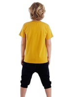 Arslan Erkek Çocuk T-shirt Kapri Şort Takım