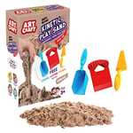 Art Craft 3690 Aksesuarlı Naturel Kinetik Oyun Kumu, 3+ yaş, 1000 gr, Kahverengi