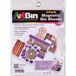 Artbin 6979 AB manyetik Faerbeblaetter, 3 adet
