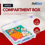 ArtBin Mor Vurgulu Süper Çanta Saklama Kabı, Şeffaf