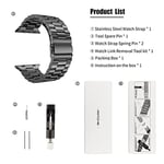 ARTCHE Apple Watch için 49mm 45 mm 44 mm 42 mm Saat Kayışı, iwatch Kayış Serisi Ultra/8/7/6/SE/5/4/3/2/1 ile Uyumlu, Paslanmaz Çelik Yedek Spor Kayışı Metal Ayarlanabilir Kayış, Siyah